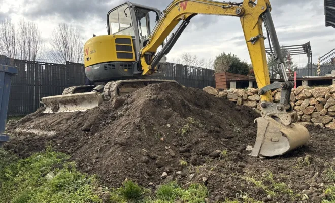 Travaux de terrassement, Montbrison, Cheminal Paysage